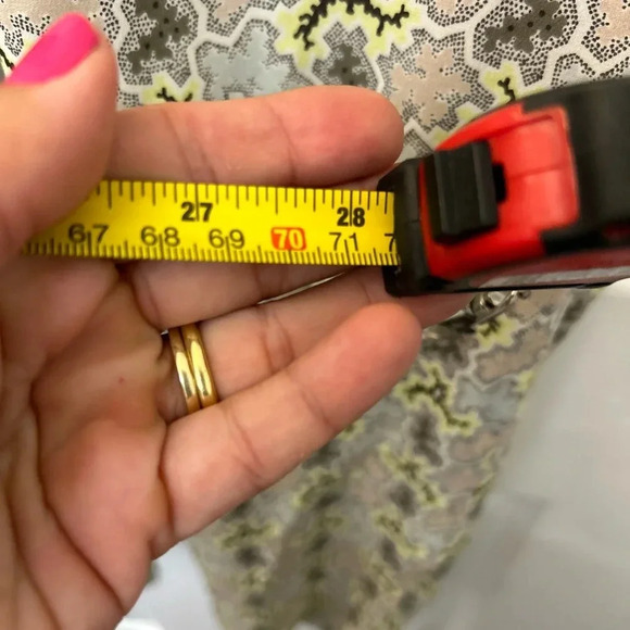 RAG & BONE Pastel Multicolor Silk Straight Leg Pants sz 4 - Picture 6 of 6